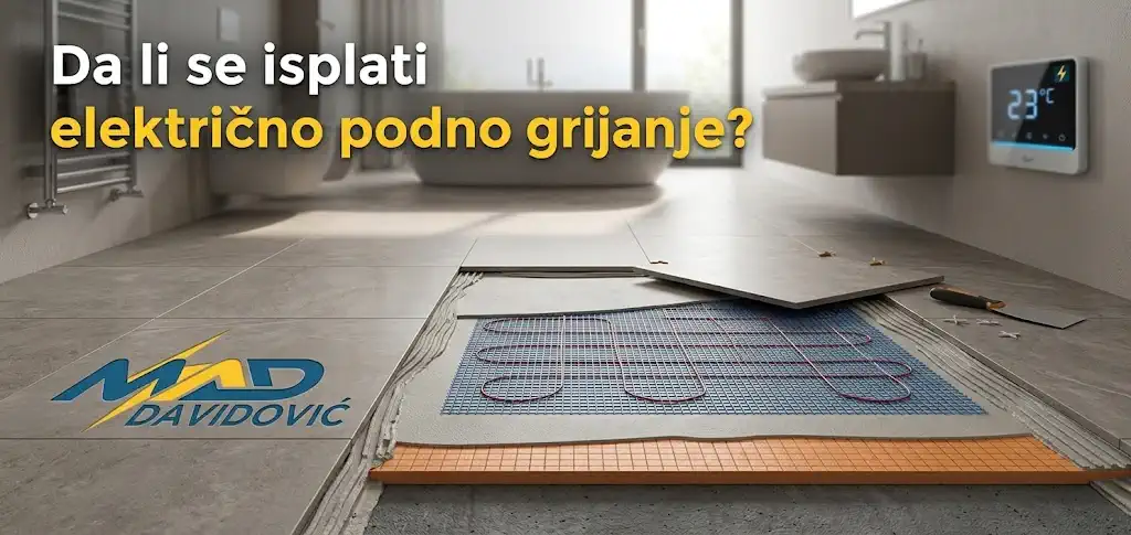 Da li se isplati električno podno grijanje?